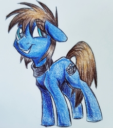 Size: 2592x2948 | Tagged: safe, artist:smirk, oc, oc only, pony, floppy ears, high res, request, solo, traditional art