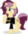 Size: 720x885 | Tagged: safe, artist:wingsofnightfall, artist:ziomal1987, oc, oc:lannie lona, pony, unicorn, raised hoof, simple background, the beatles, transparent background, yellow submarine