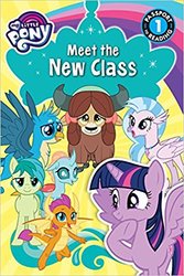 Size: 333x499 | Tagged: safe, gallus, ocellus, sandbar, silverstream, smolder, twilight sparkle, yona, alicorn, classical hippogriff, earth pony, griffon, hippogriff, pony, yak, g4, meet the new class, official, school daze, season 8, student six, twilight sparkle (alicorn)