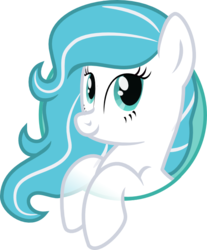 Size: 581x703 | Tagged: safe, artist:pony-paint, oc, oc only, pony, bust, female, mare, portrait, show accurate, simple background, smiling, solo, transparent background