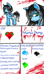 Size: 768x1280 | Tagged: safe, artist:whitenoiseghost, oc, oc only, oc:mana song, reference sheet