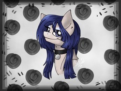 Size: 2560x1920 | Tagged: safe, artist:melonseed11, oc, oc only, oc:rose, earth pony, pony, bust, female, mare, portrait, solo