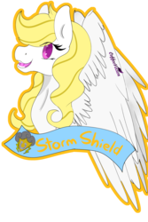 Size: 1400x2100 | Tagged: safe, artist:coffeevixxen, oc, oc only, oc:storm shield, pegasus, pony, simple background, smiling, solo, transparent background