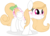 Size: 1794x1292 | Tagged: artist needed, source needed, safe, oc, oc only, oc:gentle breeze, pegasus, pony, body freckles, bow, braid, curtsey, female, freckles, mare, simple background, smiling, solo, tail bow, transparent background