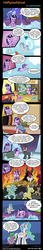 Size: 930x5400 | Tagged: safe, artist:pacificgreen, edit, comet tail, doctor whooves, princess celestia, sky stinger, spike, starlight glimmer, time turner, twilight sparkle, vapor trail, alicorn, pony, g4, comic, cyrillic, russian, translation, twilight sparkle (alicorn)