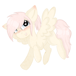 Size: 1300x1300 | Tagged: safe, artist:adostume, oc, oc only, oc:asami, pegasus, pony, blushing, heart eyes, simple background, smiling, solo, transparent background, wingding eyes