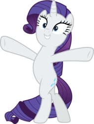 Size: 4983x6543 | Tagged: safe, artist:jhayarr23, rarity, pony, unicorn, fake it 'til you make it, g4, absurd resolution, belly, bipedal, female, full body, mare, pose, simple background, smiling, solo, standing, transparent background, vector