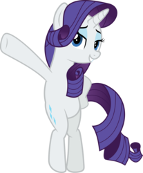 Size: 4958x5992 | Tagged: safe, artist:jhayarr23, rarity, pony, unicorn, fake it 'til you make it, g4, absurd resolution, belly, bipedal, female, full body, hoof on hip, hooves on hips, legs, mare, pose, simple background, solo, standing, standing on two hooves, transparent background, vector