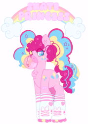 Size: 2854x4001 | Tagged: safe, artist:bunxl, pinkie pie, earth pony, pony, g4, bubblegum, ethereal mane, female, food, gum, heart, heart eyes, mare, roller skates, simple background, skates, solo, starry mane, starry tail, tail, transparent background, wingding eyes
