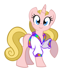 Size: 1072x1200 | Tagged: safe, artist:trish forstner, oc, oc only, oc:scribble pants, pony, unicorn, blue eyes, clothes, looking at you, missing cutie mark, simple background, solo, sweater, transparent background