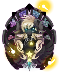 Size: 4904x6037 | Tagged: safe, artist:taiga-blackfield, oc, oc only, oc:starfall, dracony, hybrid, absurd resolution, emblem, female, looking at you, simple background, solo, transparent background