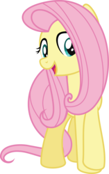 Size: 5016x7977 | Tagged: safe, artist:jhayarr23, fluttershy, pegasus, pony, g4, school daze, absurd resolution, cute, female, shyabetes, simple background, solo, transparent background, vector