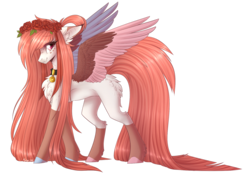 Size: 1758x1232 | Tagged: safe, artist:monogy, oc, oc only, oc:aki, pegasus, pony, colored wings, female, mare, multicolored wings, simple background, solo, transparent background