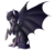 Size: 5000x4500 | Tagged: safe, artist:crazllana, oc, oc only, oc:kama, bat pony, pony, absurd resolution, female, mare, one eye closed, simple background, sitting, solo, tongue out, transparent background, wink