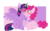 Size: 1024x640 | Tagged: safe, artist:leviostars, pinkie pie, twilight sparkle, alicorn, pony, g4, abstract background, blushing, chest fluff, cutie mark, ear fluff, eyes closed, female, holly, holly mistaken for mistletoe, lesbian, mare, ship:twinkie, shipping, simple background, smiling, transparent background, twilight sparkle (alicorn)