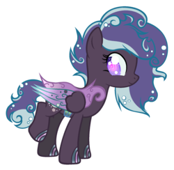 Size: 1528x1492 | Tagged: safe, artist:galaxyswirlsyt, oc, oc only, oc:dippy joy, changepony, hybrid, base used, female, interspecies offspring, offspring, parent:oc:mothball, parent:screwball, parents:canon x oc, parents:screwmoth, simple background, solo, transparent background, wingding eyes