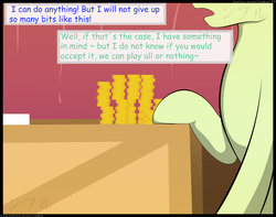 Size: 2350x1850 | Tagged: safe, artist:flash_draw, gallus, sandbar, earth pony, griffon, pony, comic:boring days, g4, bits, comic, frustrated, gay, loser, male, poker, ship:gallbar, shipping