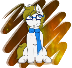 Size: 1061x1000 | Tagged: safe, artist:lazerblues, oc, oc only, oc:cozy frost, pony, unicorn, clothes, female, glasses, mare, scarf, simple background, transparent background