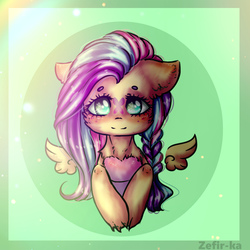 Size: 2000x2000 | Tagged: safe, artist:zefirka, oc, oc only, pegasus, pony, braid, bust, cheek fluff, chest fluff, colored pupils, cute, ear fluff, female, floating wings, floppy ears, heart eyes, high res, looking at you, mare, portrait, signature, smiling, solo, wingding eyes