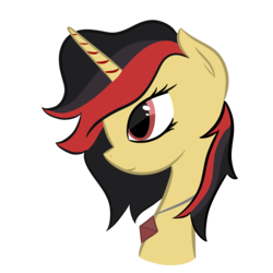 Size: 3840x3840 | Tagged: safe, artist:saphire systrine, derpibooru exclusive, oc, oc only, oc:scarlet arraiza, pony, high res, profile, simple background, solo, transparent background