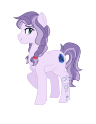 Size: 461x593 | Tagged: safe, artist:leashyloo, oc, oc only, oc:worrystone, earth pony, pony, female, freckles, mare, offspring, parent:big macintosh, parent:marble pie, parents:marblemac, simple background, solo, transparent background, wavy mouth