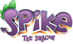 Size: 2000x1201 | Tagged: safe, artist:doctor-g, spike, g4, dragon tail, logo, no pony, parody, simple background, spike as spyro, spyro the dragon (series), transparent background