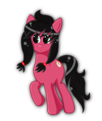 Size: 1352x1600 | Tagged: safe, artist:coralmelon, oc, oc:macdolia, earth pony, pony, pigtails, raised hoof, simple background, transparent background, vector