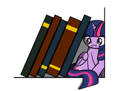 Size: 1800x1350 | Tagged: safe, artist:flutterluv, twilight sparkle, alicorn, pony, g4, book, bookhorse, bookshelf, cute, female, ponified animal photo, simple background, solo, that pony sure does love books, twiabetes, twilight sparkle (alicorn), white background