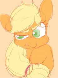 Size: 2048x2732 | Tagged: safe, artist:noupu, applejack, earth pony, pony, g4, female, high res, looking at you, mare, solo