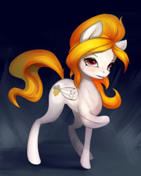 Size: 2500x3118 | Tagged: safe, alternate version, artist:oneofyouare, oc, oc only, oc:storm shield, pony, female, high res, looking at you, simple background, solo
