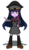 Size: 550x942 | Tagged: safe, artist:pedantczepialski, part of a set, twilight sparkle, equestria girls, g4, alternate universe, clothes, cute, daaaaaaaaaaaw, doll, eqg:tps minis, equestria girls minis, equestria girls: the parody series, evil twilight, female, happy, hat, looking at you, peaked cap, pointing, simple background, skirt, smiling, solo, toy, twiabetes, uniform, white background