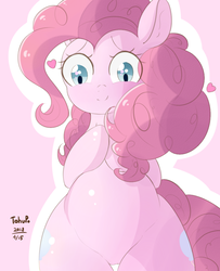 Size: 820x1012 | Tagged: safe, artist:tohupo, pinkie pie, earth pony, pony, g4, bipedal, female, looking at you, mare, solo