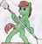 Size: 900x931 | Tagged: safe, artist:drcool13, oc, oc only, oc:swift stride, pony, bad anatomy, male, monk spade, simple background, solo, stallion, traditional art, watermark, weapon, white background