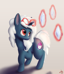 Size: 2586x3000 | Tagged: safe, artist:starkdust, oc, oc only, oc:shivers, pony, high res, simple background, solo