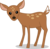Size: 7000x6929 | Tagged: safe, artist:luckreza8, deer, fawn, .svg available, absurd resolution, ambiguous gender, animal, simple background, solo, transparent background, vector