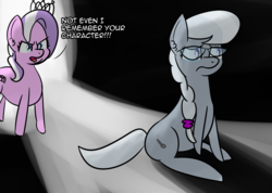 Size: 2184x1556 | Tagged: safe, artist:artiks, diamond tiara, silver spoon, earth pony, pony, g4, abuse, crying, dialogue, duo, female, silverbuse, spoonabuse