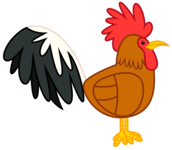 Size: 4448x3853 | Tagged: safe, artist:estories, bird, absurd resolution, ambiguous gender, animal, rooster, simple background, solo, transparent background, vector