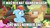 Size: 600x337 | Tagged: safe, edit, edited screencap, screencap, applejack, rainbow dash, pony, g4, grannies gone wild, my little pony: friendship is magic, appleghost, duo, female, floating head, image macro, mare, meme, memeful.com, one krabs trash, open mouth, spongebob squarepants