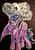 Size: 2682x3873 | Tagged: source needed, safe, artist:smirk, twilight sparkle, alicorn, angel, pony, fanfic:songs of the spheres, g4, biblically accurate angels, cover art, evening sparkle, fanfic art, female, high res, jojo pose, ophanim, solo, stand, traditional art, twilight sparkle (alicorn), windswept mane