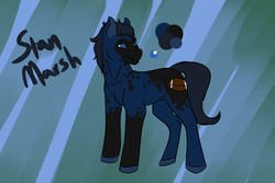 Size: 1500x1000 | Tagged: safe, artist:yinyangheart, earth pony, pony, male, ponified, solo, south park, stallion, stan marsh