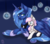 Size: 4193x3717 | Tagged: safe, artist:yuki264sweettail, princess luna, oc, oc:katsuyo, g4, duo