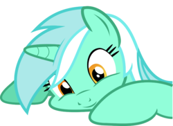 Size: 1024x746 | Tagged: artist needed, source needed, safe, lyra heartstrings, pony, unicorn, g4, boutique depression, bust, female, mare, simple background, solo, transparent background