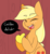 Size: 917x1000 | Tagged: safe, artist:askapplejacktoo, applejack, earth pony, pony, g4, apple, askapplejacktoo, female, food, solo