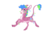 Size: 3000x2000 | Tagged: safe, artist:jackiebloom, oc, oc only, oc:disco inferno, hybrid, mule, pegamule, glowstick, high res, leonine tail, male, offspring, parent:pinkie pie, simple background, solo, tongue out, transparent background