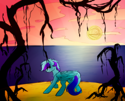 Size: 2480x2000 | Tagged: safe, artist:melodysweetheart, oc, oc only, oc:sky gamer, pegasus, pony, high res, looking at you, male, solo, stallion