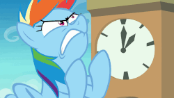 Size: 902x508 | Tagged: safe, screencap, rainbow dash, g4, grannies gone wild, angry, animated, faic, female, flying, gif, out of context, rainbow dash is best facemaker