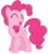 Size: 6400x7290 | Tagged: safe, artist:estories, pinkie pie, earth pony, pony, g4, ^^, absurd resolution, eyes closed, female, happy, mare, simple background, solo, transparent background, vector