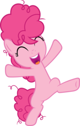 Size: 2883x4500 | Tagged: safe, artist:slb94, pinkie pie, g4, the cutie mark chronicles, cute, diapinkes, excited, female, filly, simple background, transparent background, vector, young