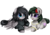 Size: 2334x1643 | Tagged: safe, artist:pridark, oc, oc only, earth pony, pegasus, pony, clothes, commission, cute, holding hooves, hoodie, necklace, open mouth, pearl necklace, simple background, smiling, transparent background
