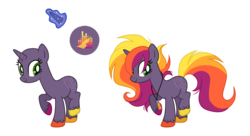 Size: 6648x3612 | Tagged: safe, artist:mintoria, oc, oc only, oc:electric rave, pony, unicorn, base used, female, mare, reference sheet, simple background, solo, transparent background